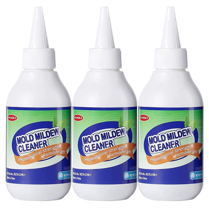 Mold Remover Gel - Effective Mold Cleaner for Household Shower, Kitchen Sinks, Walls, Tiles, Grout, Bathrooms, Washing Machine and Refrigerator Strips - 5 Fl.Oz