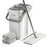 JOYMOOP Mop and Bucket with Wringer Set, Hands Free Flat Floor Mop and Bucket, with 3 Washable Microfiber Pads, Wet and Dry Use, Floor Cleaning System