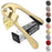 Zulay Kitchen Premium Garlic Press Set - Rust Proof & Dishwasher Safe Professional Garlic Mincer Tool - Easy-Squeeze, Easy-Clean with Soft, Ergonomic Handle - Silicone Garlic Peeler & Brush (Silver)