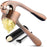 Zulay Kitchen Premium Garlic Press Set - Rust Proof & Dishwasher Safe Professional Garlic Mincer Tool - Easy-Squeeze, Easy-Clean with Soft, Ergonomic Handle - Silicone Garlic Peeler & Brush (Silver)