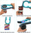 Otstar Jar Opener Bottle Opener and Can Opener for Weak hands, Seniors with Arthritis and Anyone with Low Strength, Mutil Jar Opener Get Lids Off Easily (Blue and Grey)