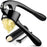Zulay Kitchen Premium Garlic Press Set - Rust Proof & Dishwasher Safe Professional Garlic Mincer Tool - Easy-Squeeze, Easy-Clean with Soft, Ergonomic Handle - Silicone Garlic Peeler & Brush (Silver)