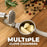 Zulay Kitchen Premium Garlic Press Set - Rust Proof & Dishwasher Safe Professional Garlic Mincer Tool - Easy-Squeeze, Easy-Clean with Soft, Ergonomic Handle - Silicone Garlic Peeler & Brush (Silver)